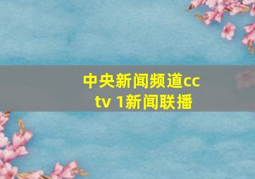 中央新闻频道cctv 1新闻联播